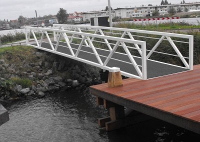 Fietsbrug constructie Vd Bersselaar Udenhout